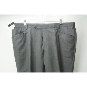 Burberry London Light Gray Wool Dress Pants Trousers 60 EU Brand NEW